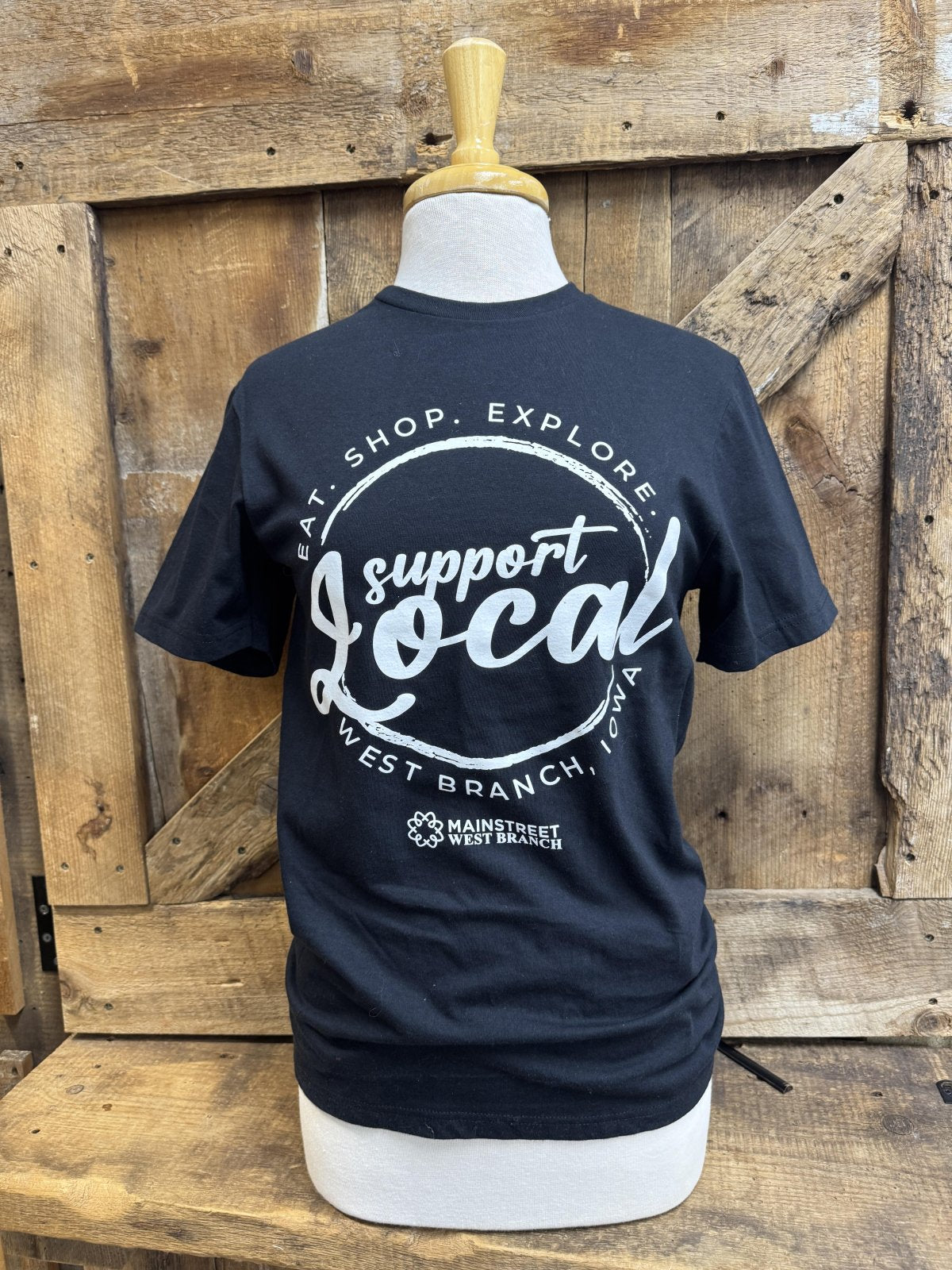 MSWB • 4XL Support Local - "Eat, Shop, Explore" T-Shirt