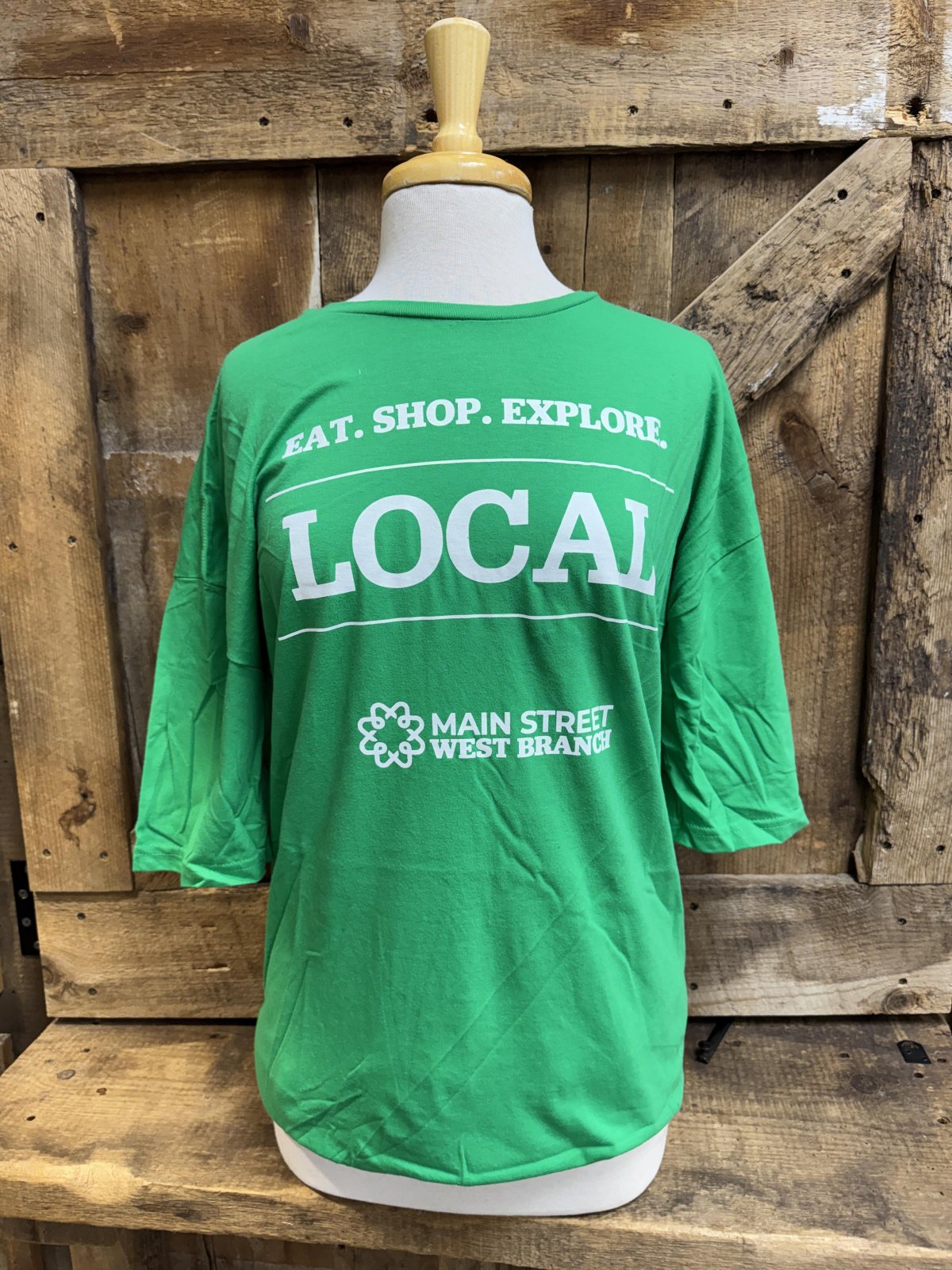 MSWB • 3XL- Kelly Green - "LOCAL, Eat. Shop. Explore" T-Shirt