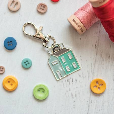 Prim Village Enamel Charm • Lori Holt