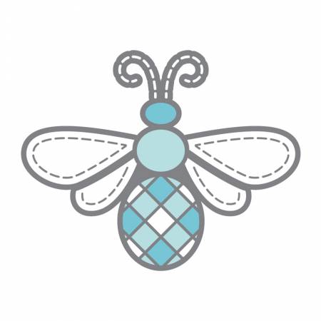 Cottage Bee In My Bonnet Enamel Needle Minder
