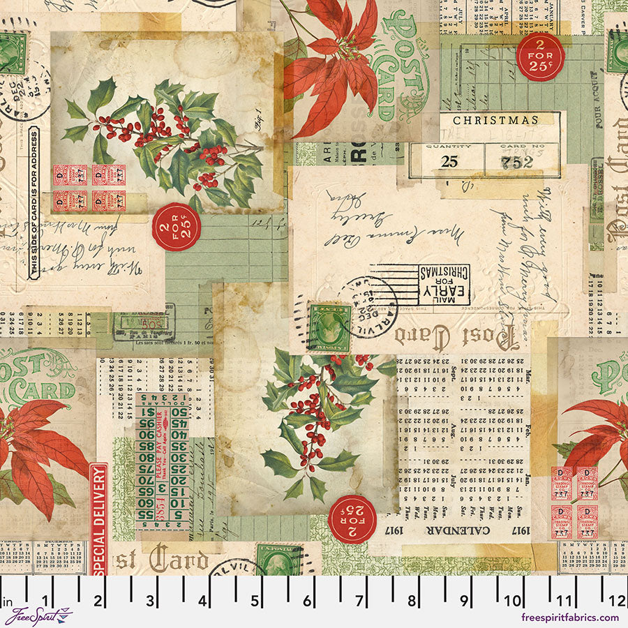 Postcard Collage - Multi - Holidays Past