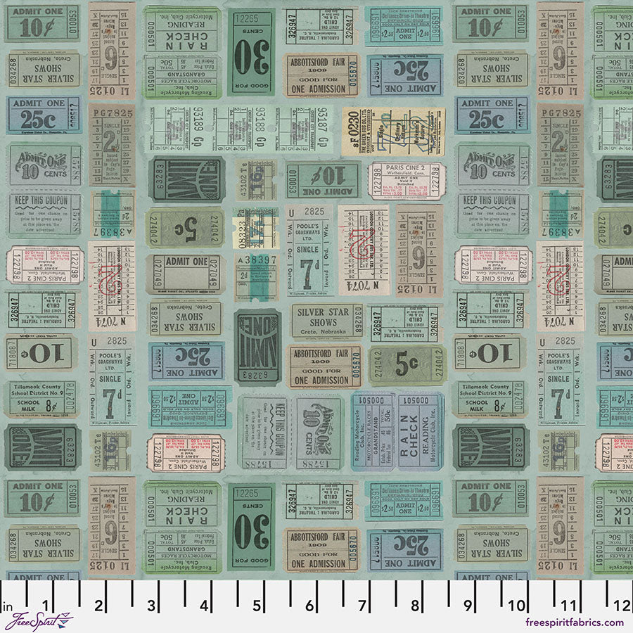 Teal Tickets - Teal • Tim Holtz Palette Teal