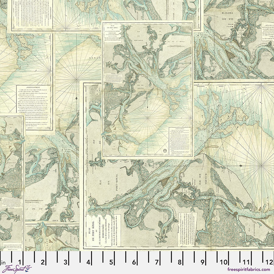 Teal Map - Teal • Tim Holtz Palette Teal