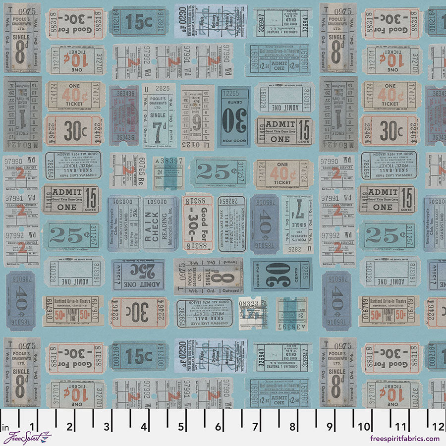 Blue Tickets - Blue • Tim Holtz Palette Blue
