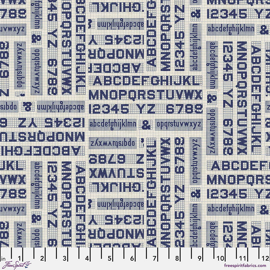 Indigo Typography - Indigo • Tim Holtz Palette Indigo