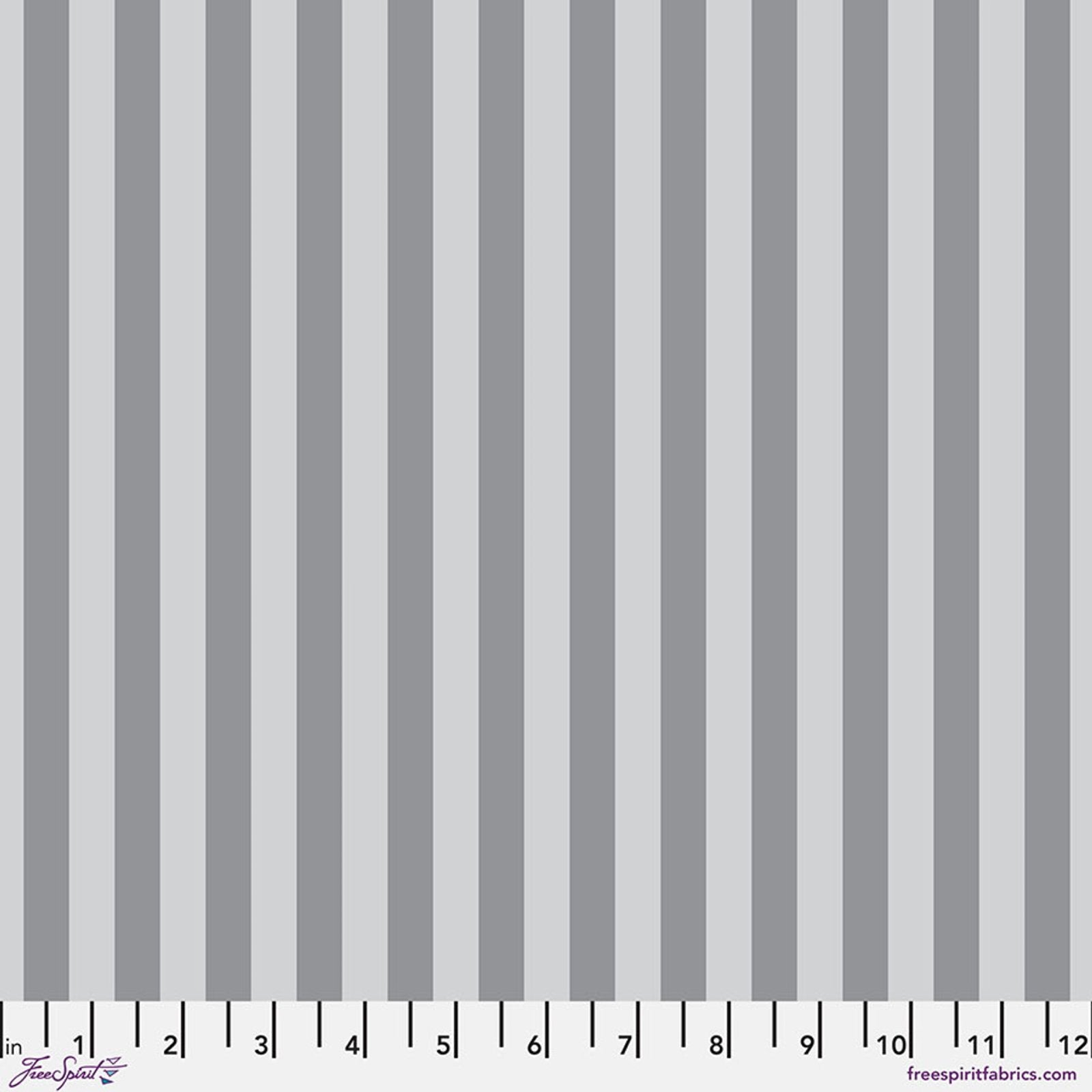 Tent Stripe - Fog • True Colors Graywork by Tula Pink