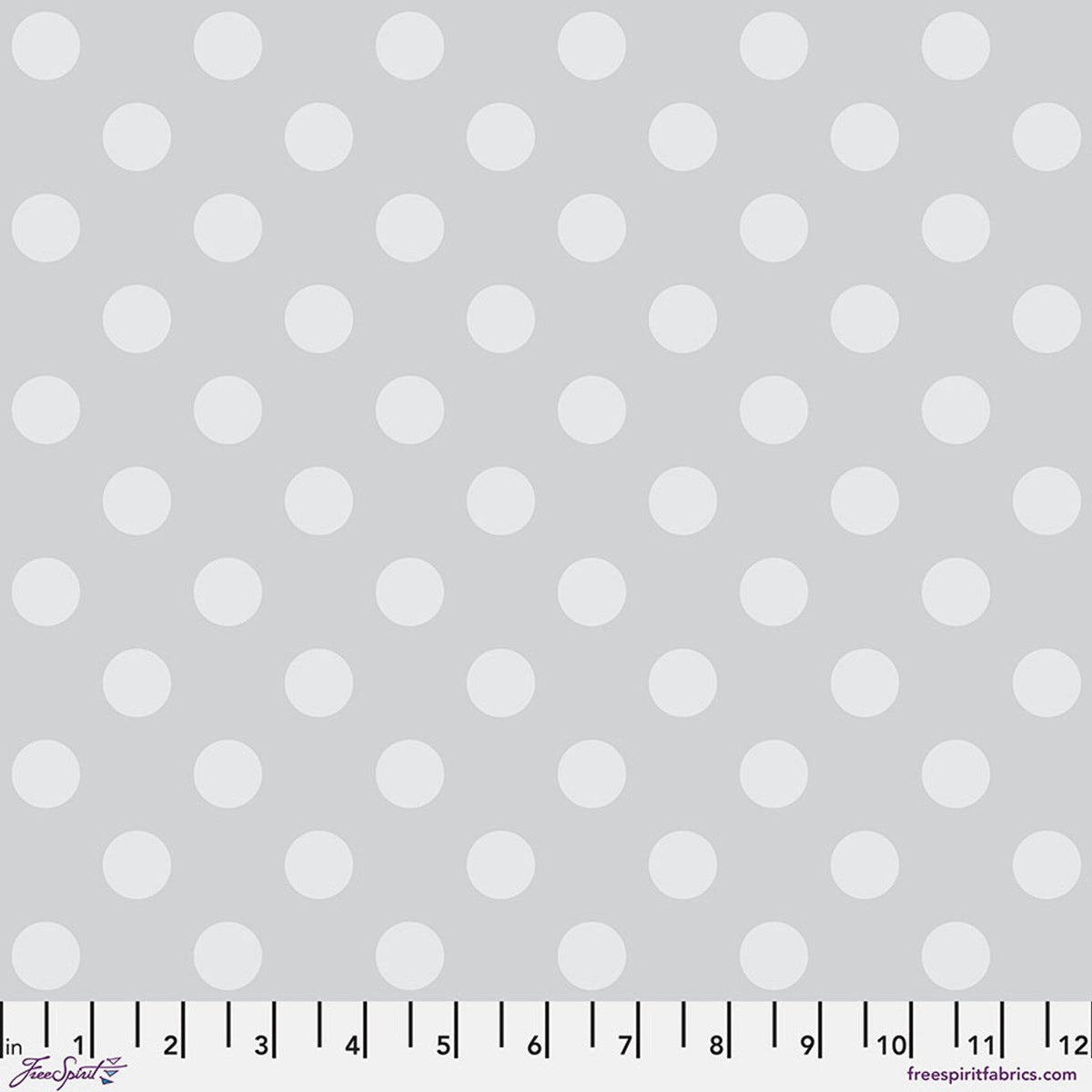 Pom Pom - Fog • True Colors Graywork by Tula Pink