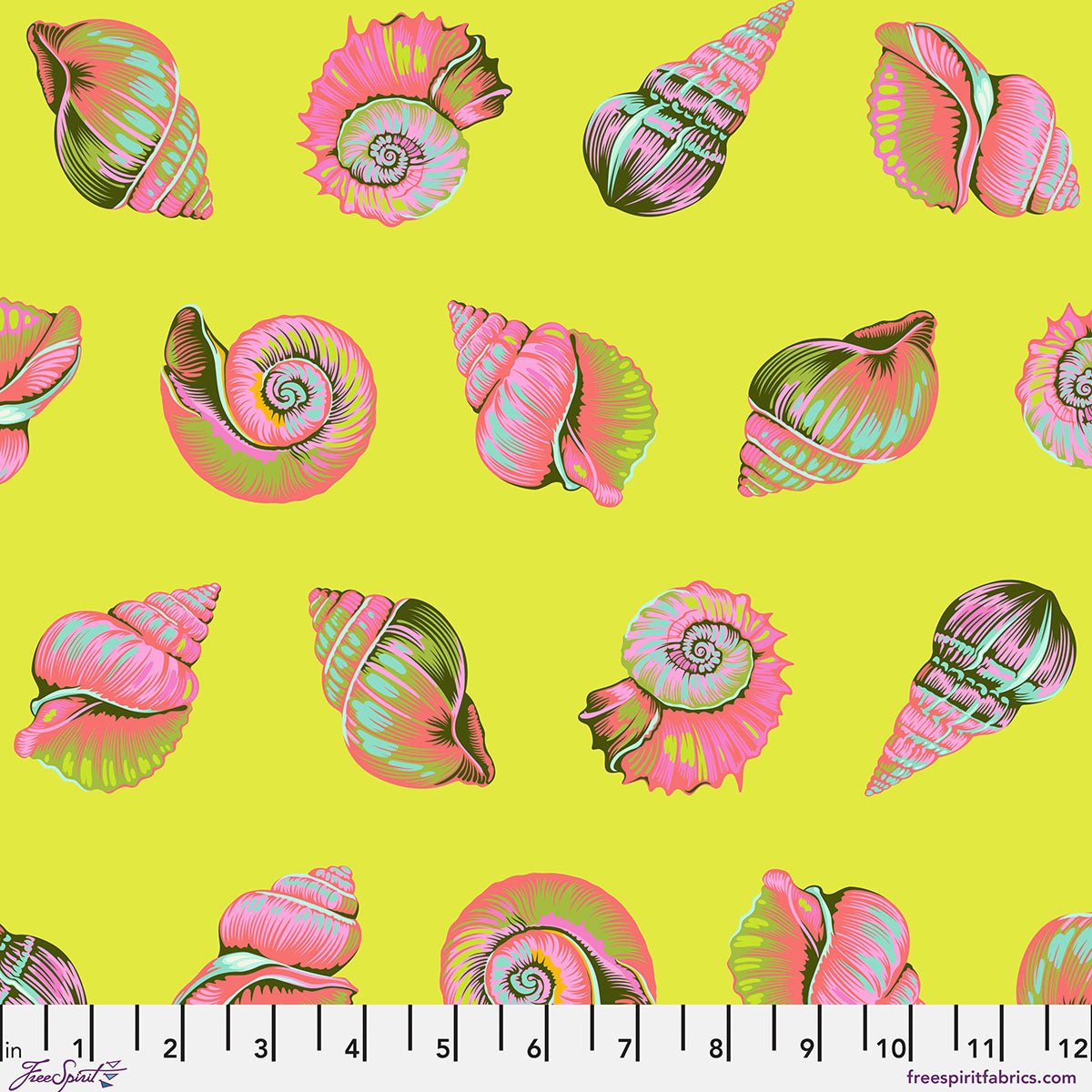 Lil Shelly - Seagrass • Floral Reef Tula Pink