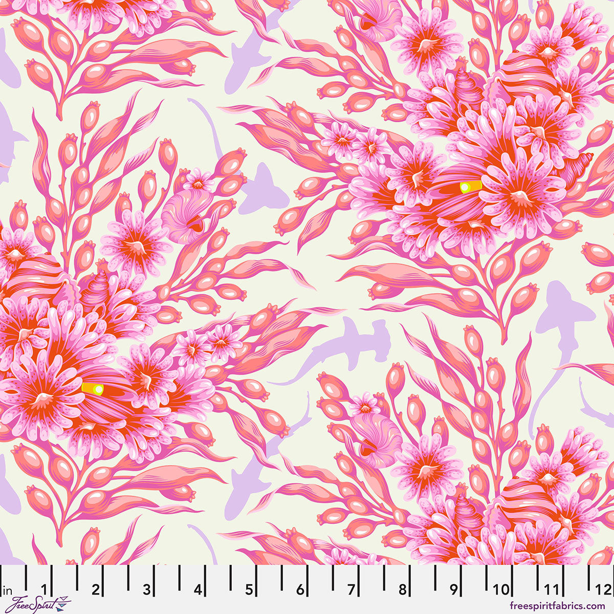 Shadow Sharks - Delphine • Floral Reef Tula Pink