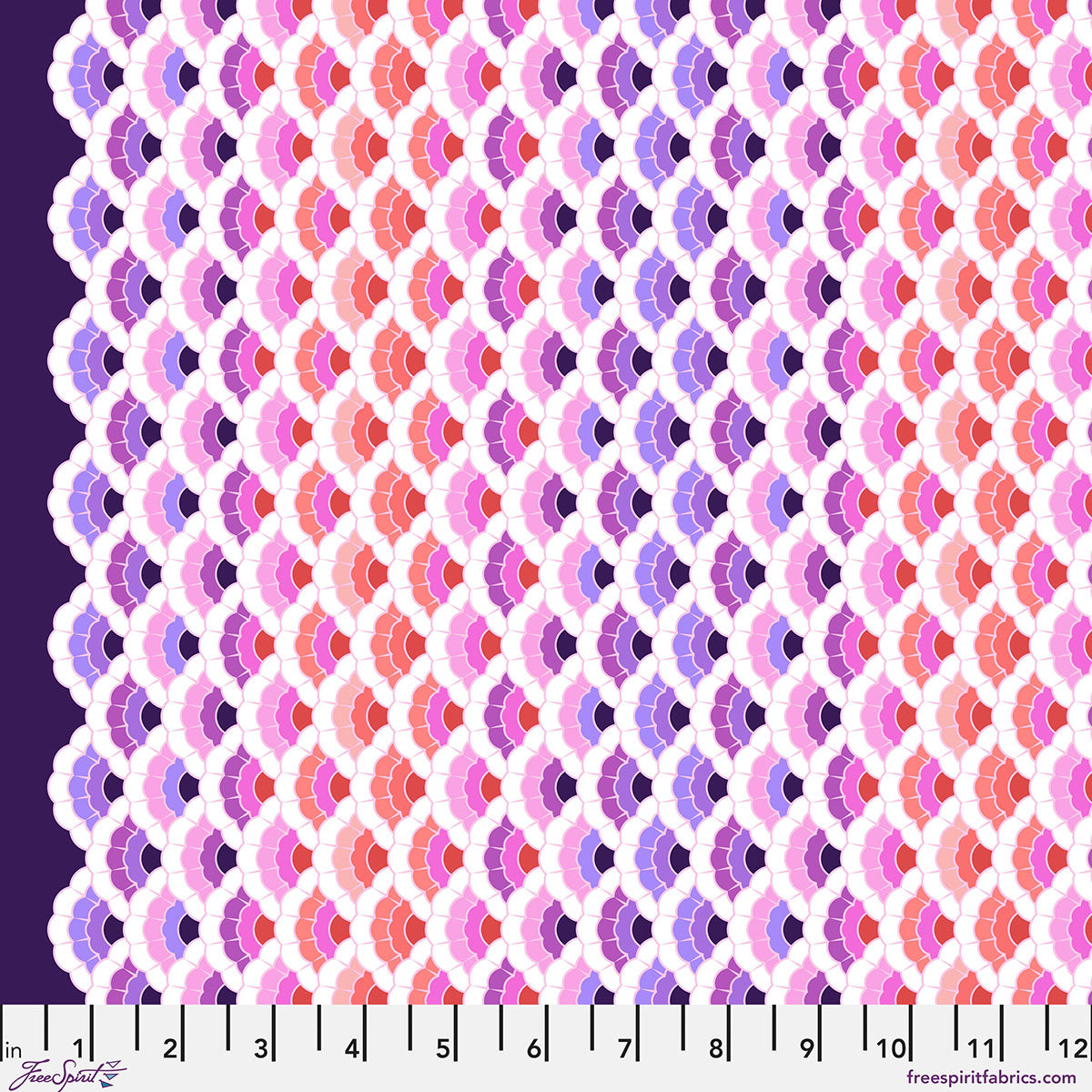 Aquatic Lace - Ultraviolet • Floral Reef Tula Pink