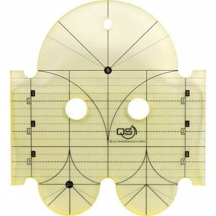 QS Machine Quilt Ruler 5x2.5"