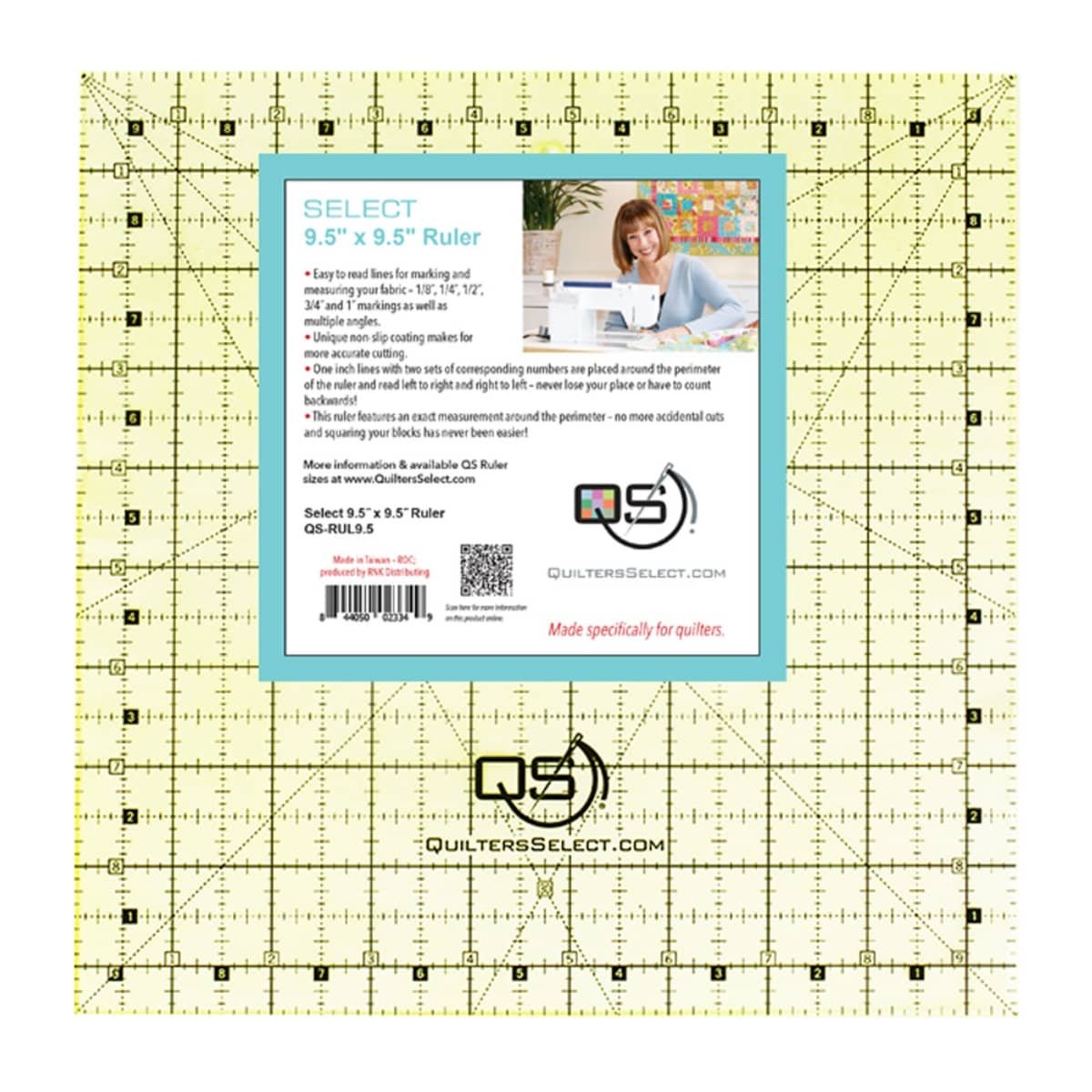 9.5" Square Ruler • Quilters Select