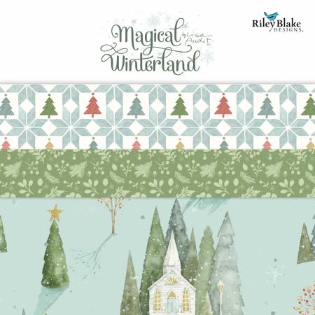 Magical Winterland 2.5in Strips • Riley Blake