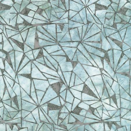 Packed Triangles - Silver • Echoes in Stone - Batik