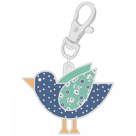 Home Town Enamel Charm - Happy Bird • Lori Holt