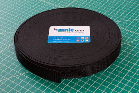 1.5" Black Strapping • By Annie
