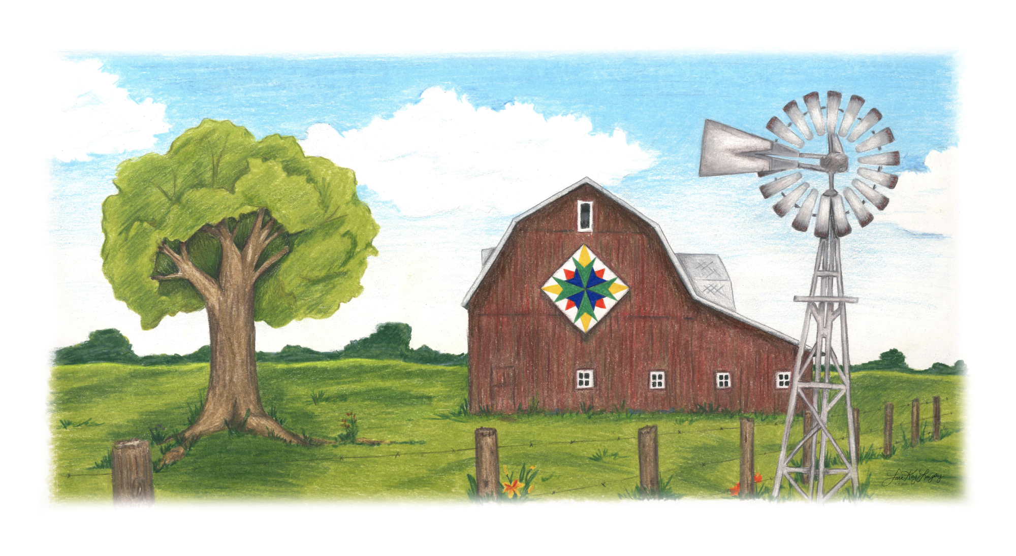 RxR | 2015 Panel • Cotton Country Windmill