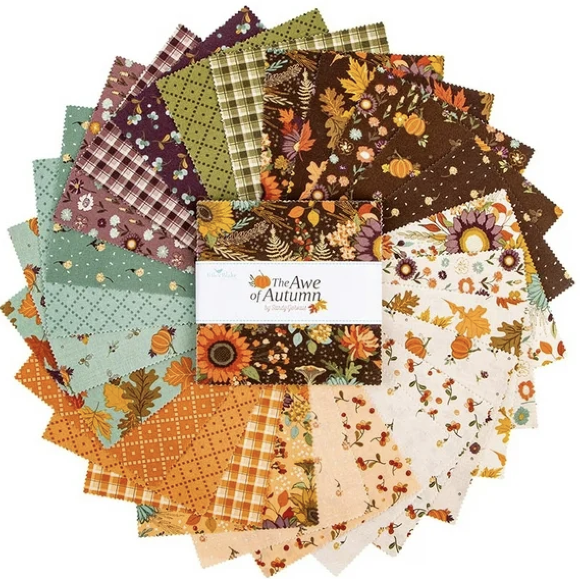 The Awe of Autumn - 5in Squares • Sandy Gervais
