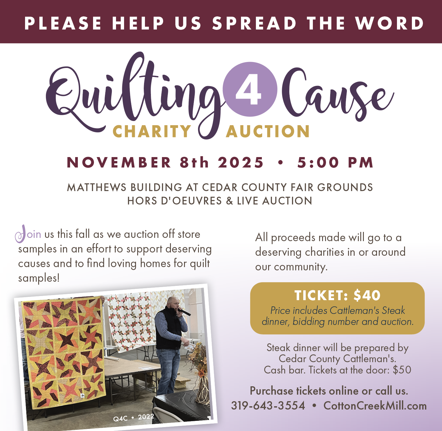 Quilting 4 Cause • 2025