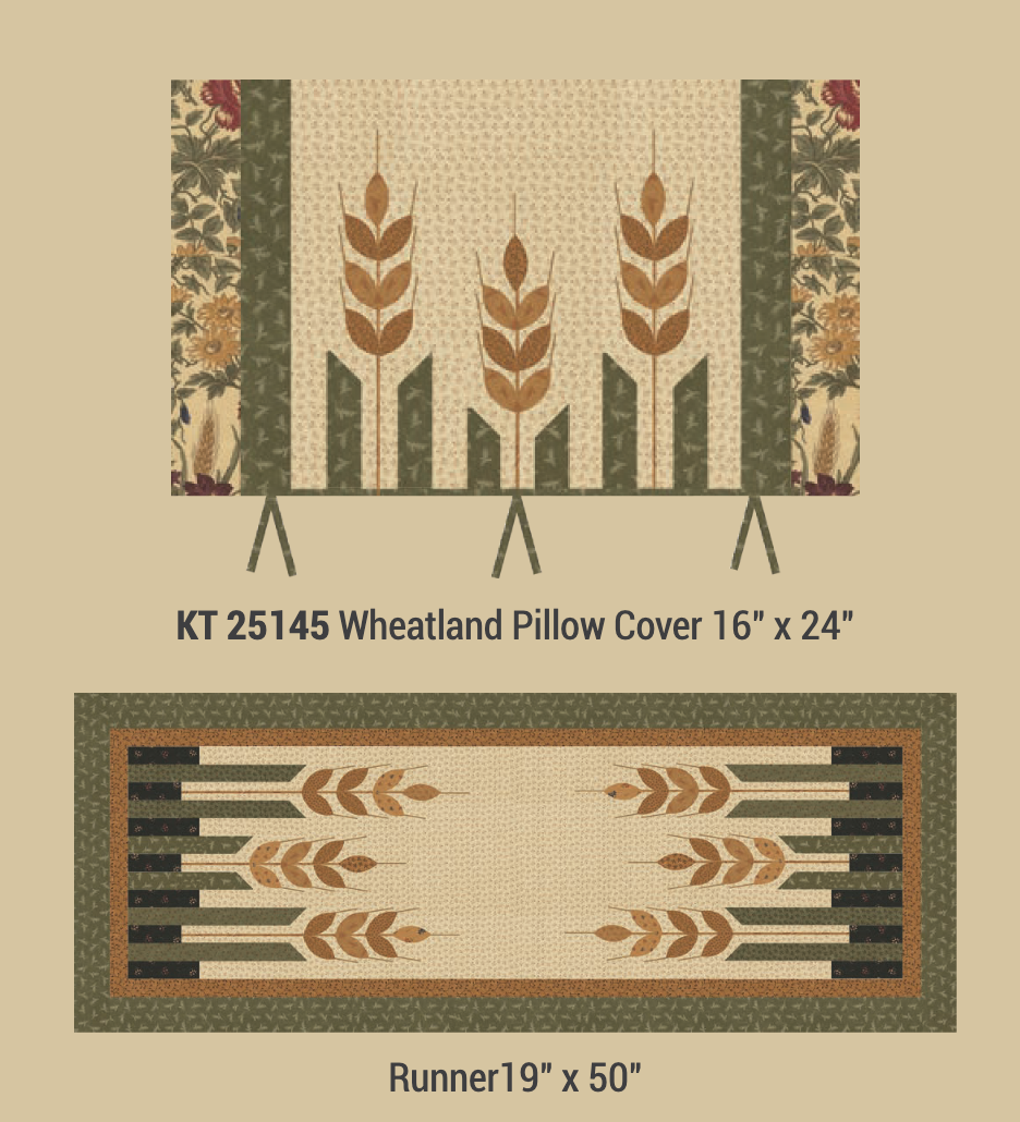 Wheatland Runner and Pillow Kit • Wheatland by Kansas Troubles