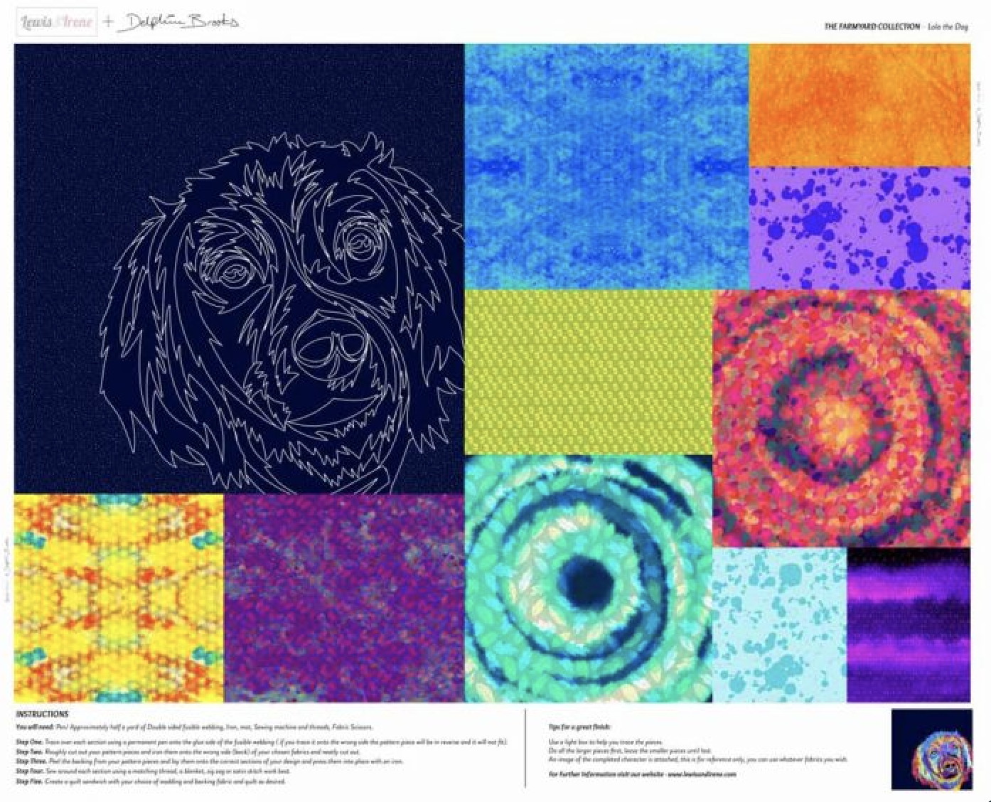 Lola the Dog - DB6 • Farmyard Collection by Delphine Brooks