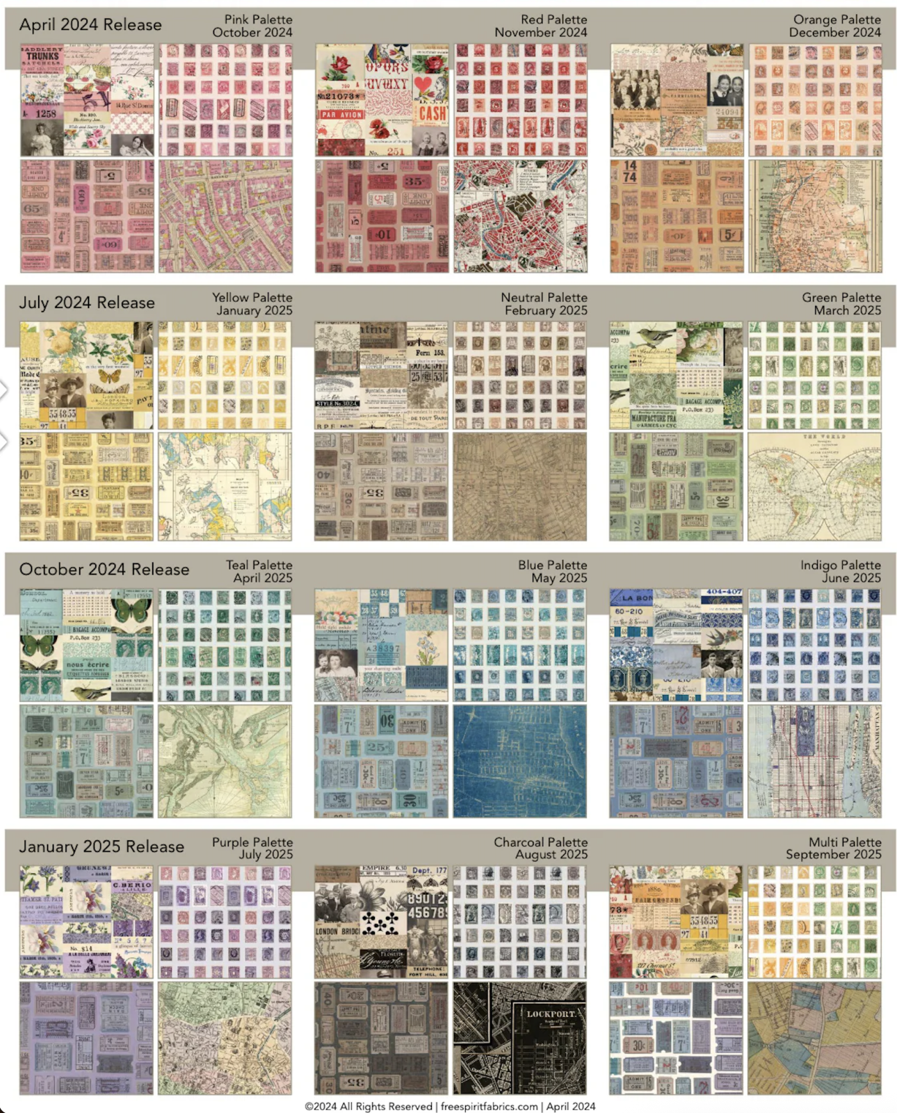 Tim Holtz 120 FQ Bundle - Palette Program
