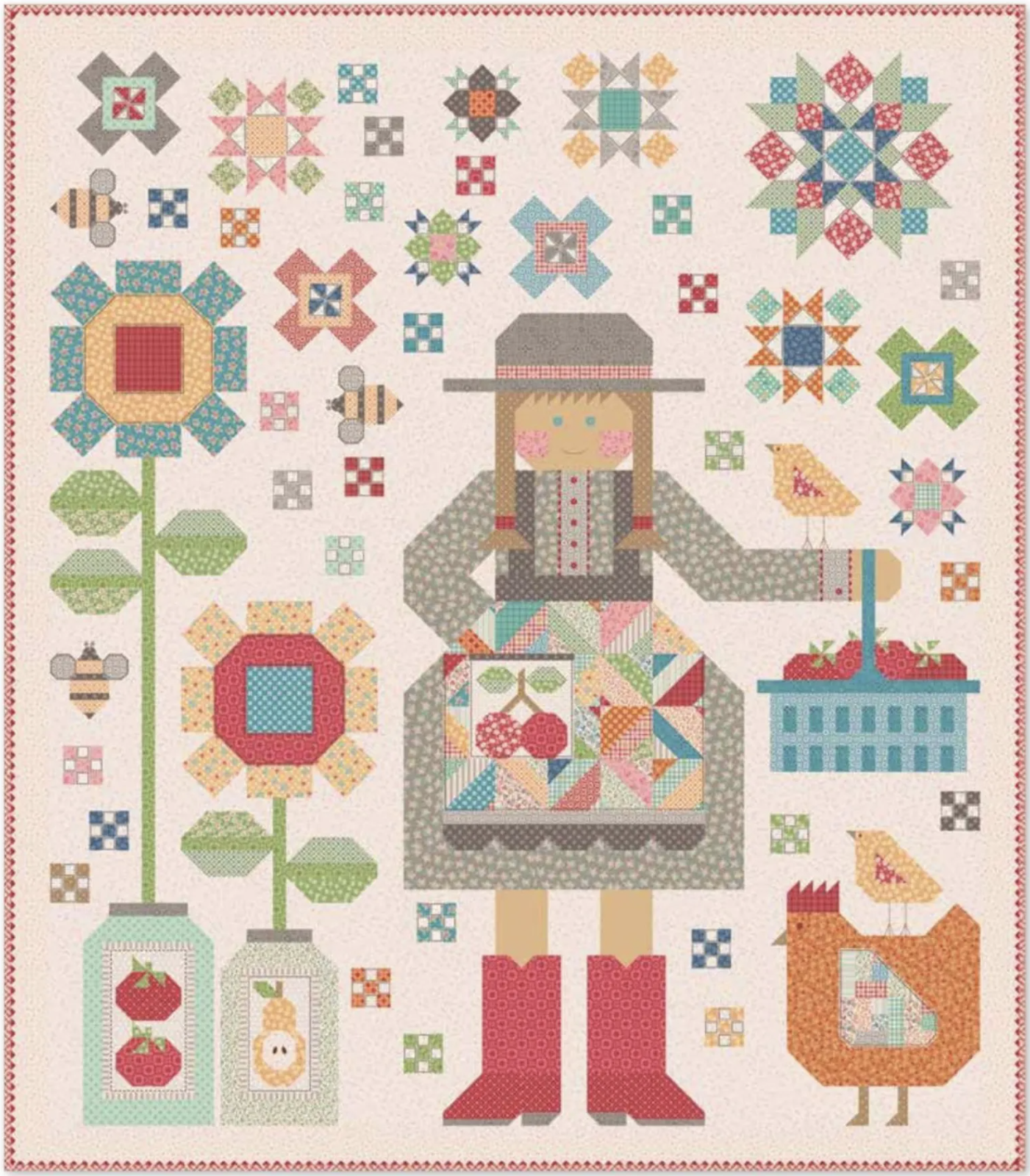 The Quilted Farm Girl Quilt Kit