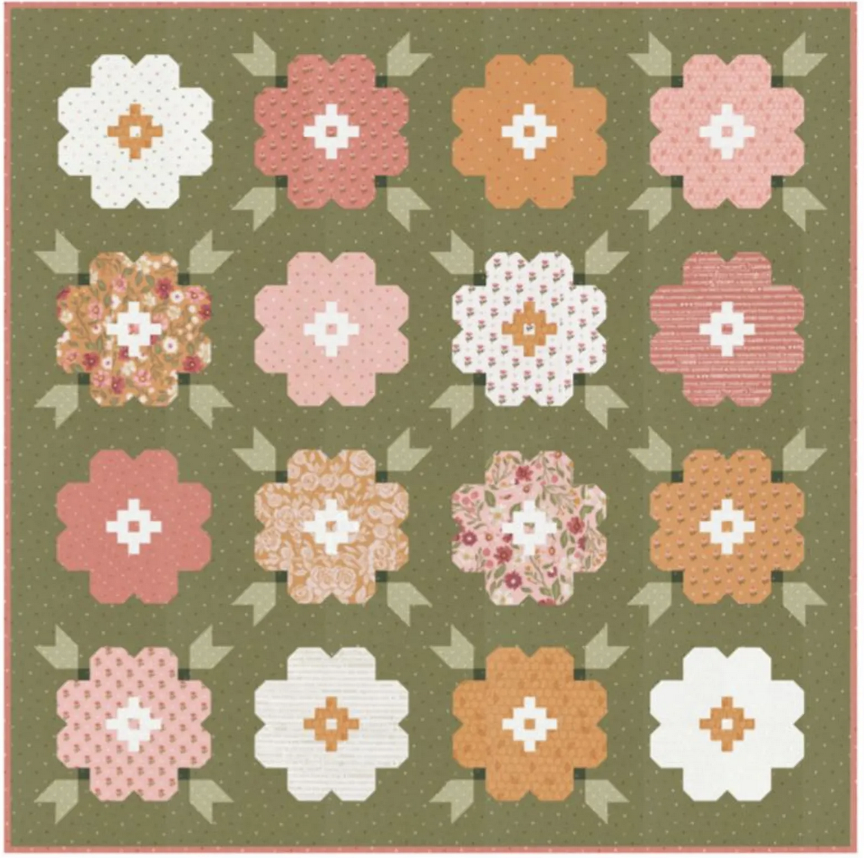 Vintage Blooms Quilt Kit • Wild Honey by Lella Boutique
