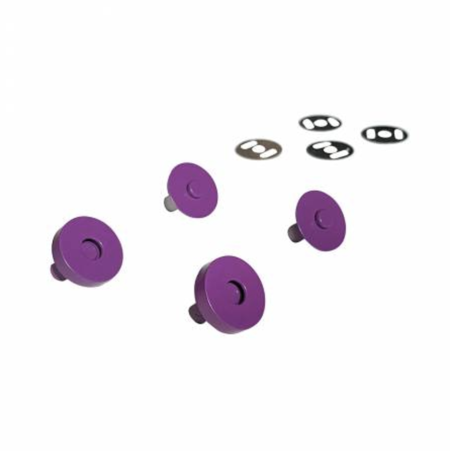 Purple Magnetic Snaps, set of 2 • Sassafras Lane