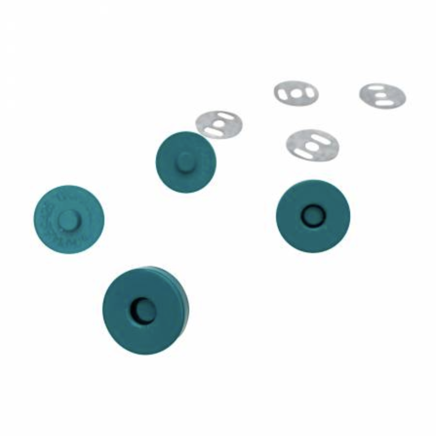 Teal Magnetic Snaps, set of 2 • Sassafras Lane