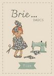 Brie Basics Charm Pack • Tilda 5in squares, 32pcs