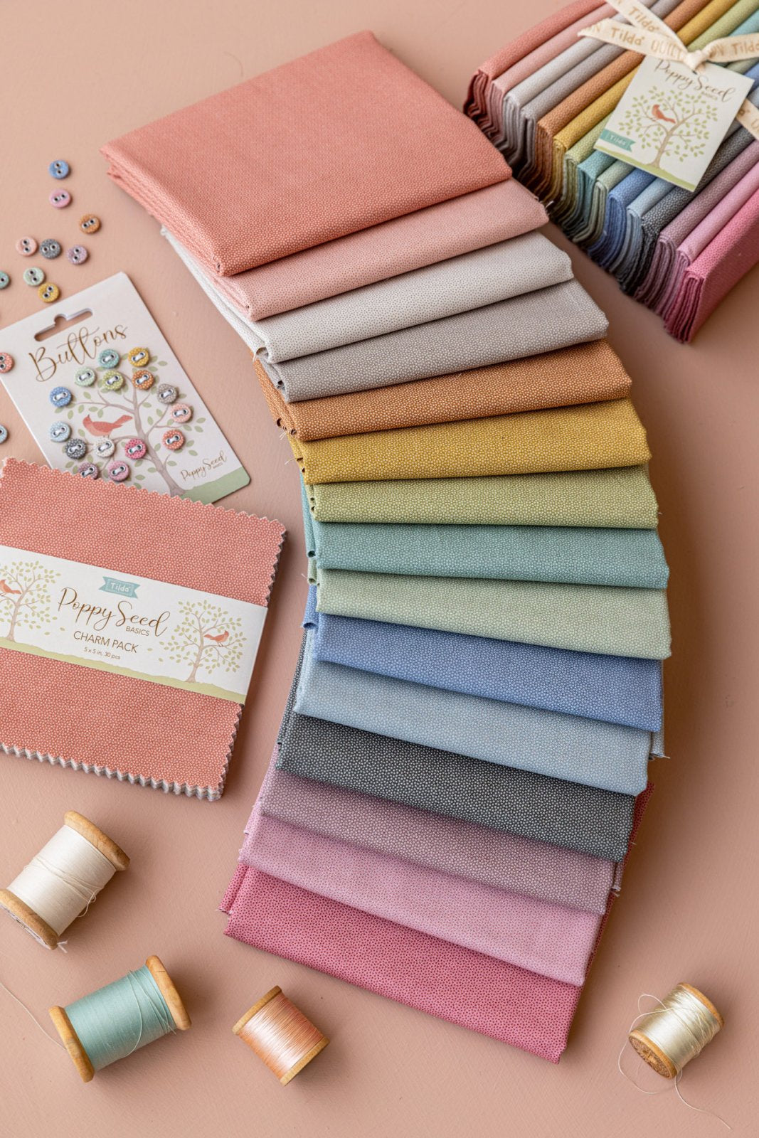 Poppy Seed 15 FQ Bundle • Tilda Fabrics