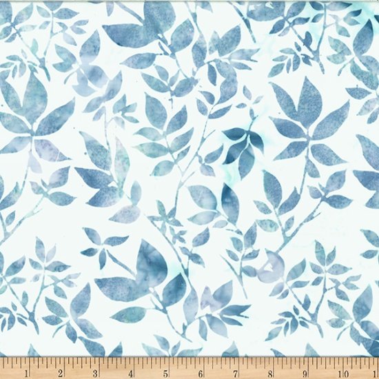 Ice Blue V2550-190 Distressed Leaves