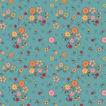 Autumn 108" Wide Back • Floral Raindrop