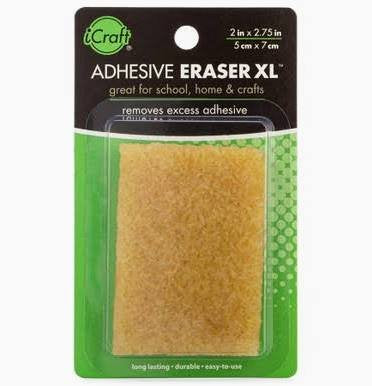Adhesive Eraser • I Craft 2" X 2.75"